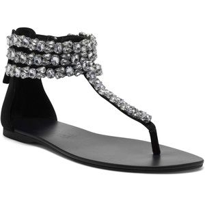 Aminah Abdul Jillil For Inc International Concepts Embellished Flat Sandals